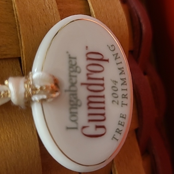 Longaberger Small 2004 Tree Trimming Basket Combo *GUMDROP* - Picture 4 of 7